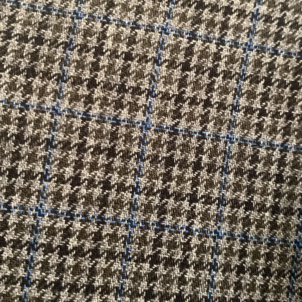 NWT Lauren Ralph Lauren silk/wool Ultraflex houndstooth blazer Sz 40 R